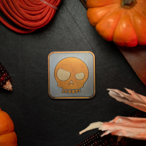 Ti Patch 2" Mean Skull