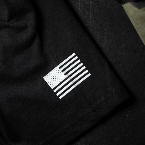 TAD Flag Spray Paint Graphic-T