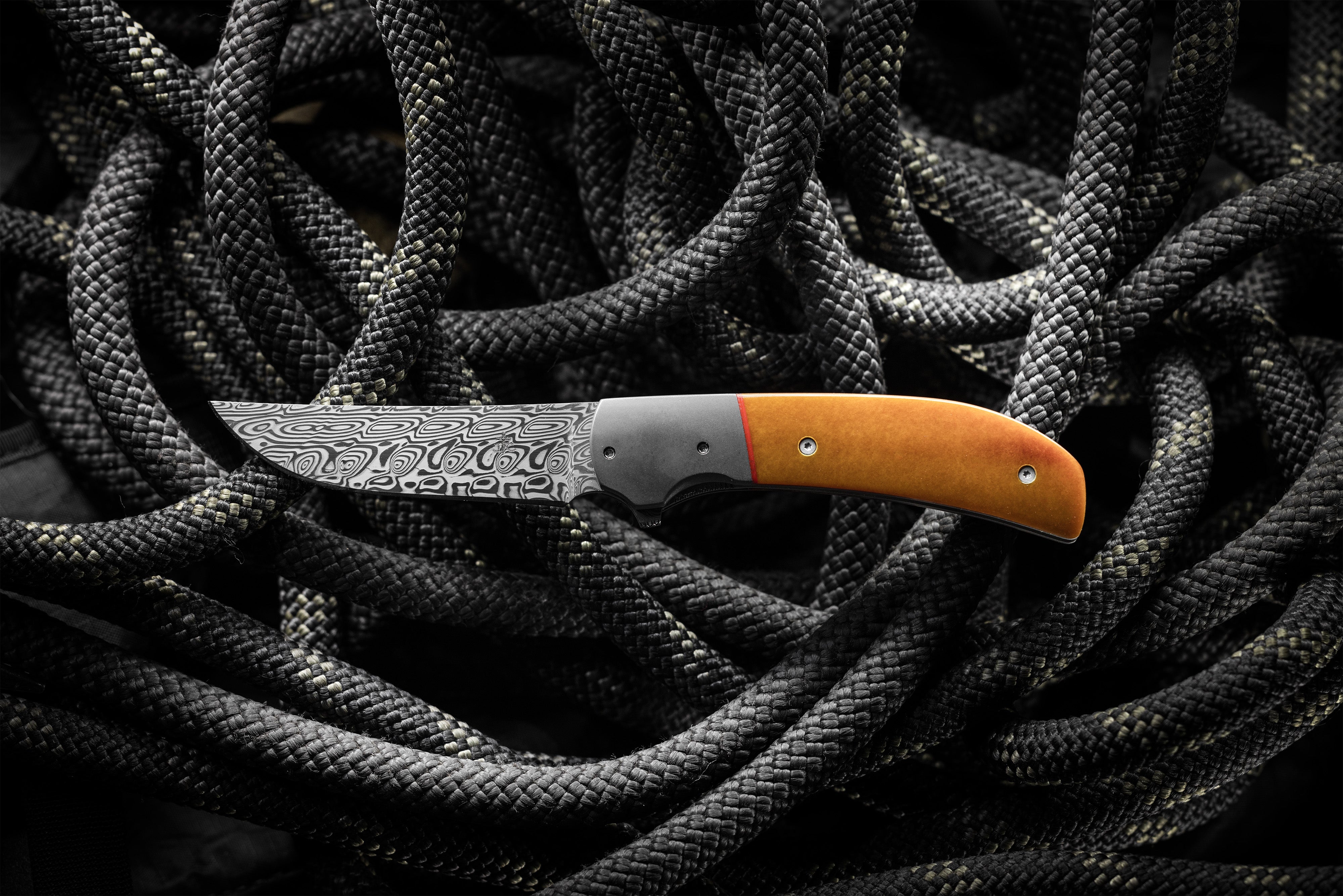 J Clark Damasteel Mini Lightning TAD Edition | Triple Aught Design