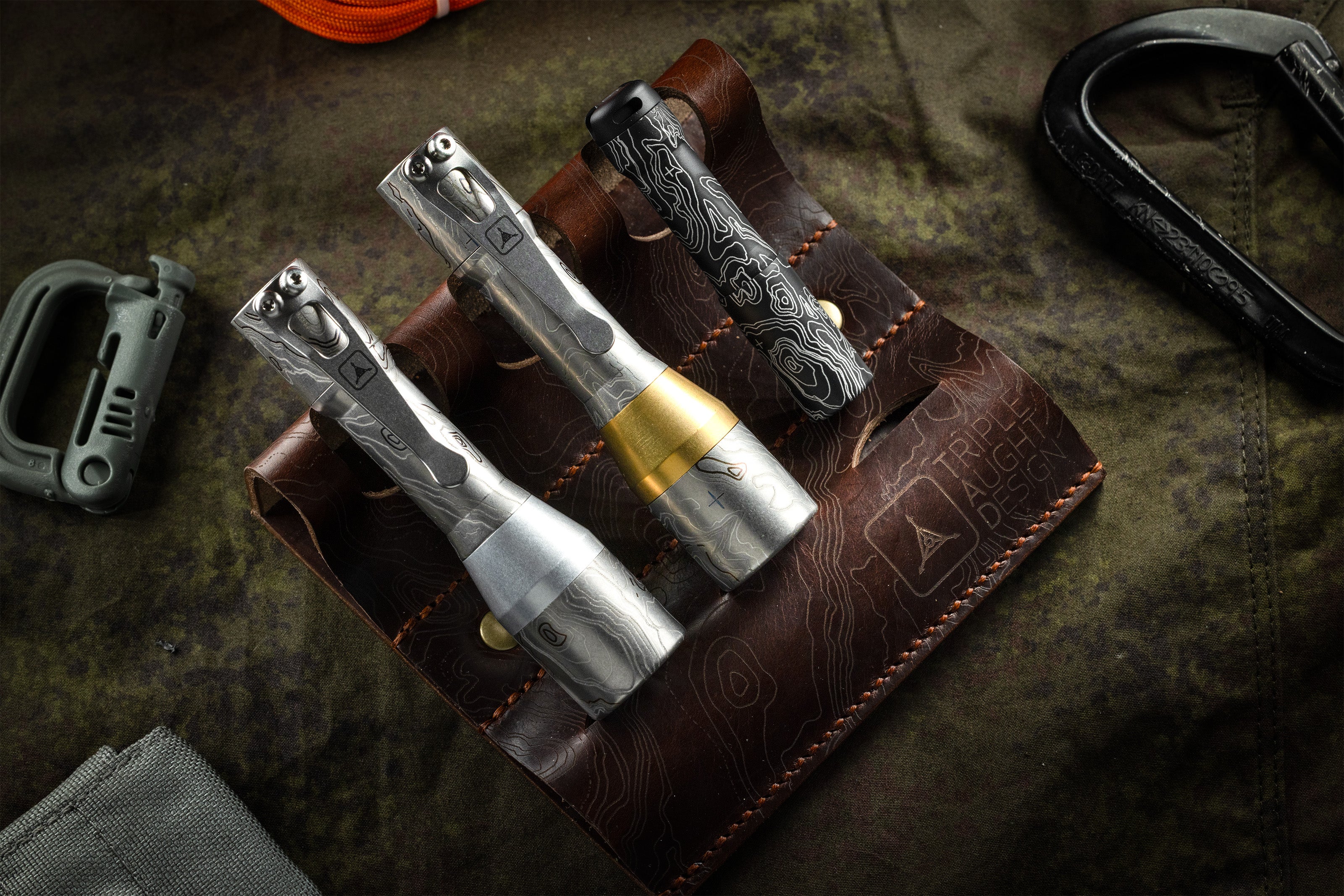 TRIPLE AUGHT DESIGN ベルクロパッチ⑧ Topo Etched Torch Valet TAD Edition | Triple Aught Design