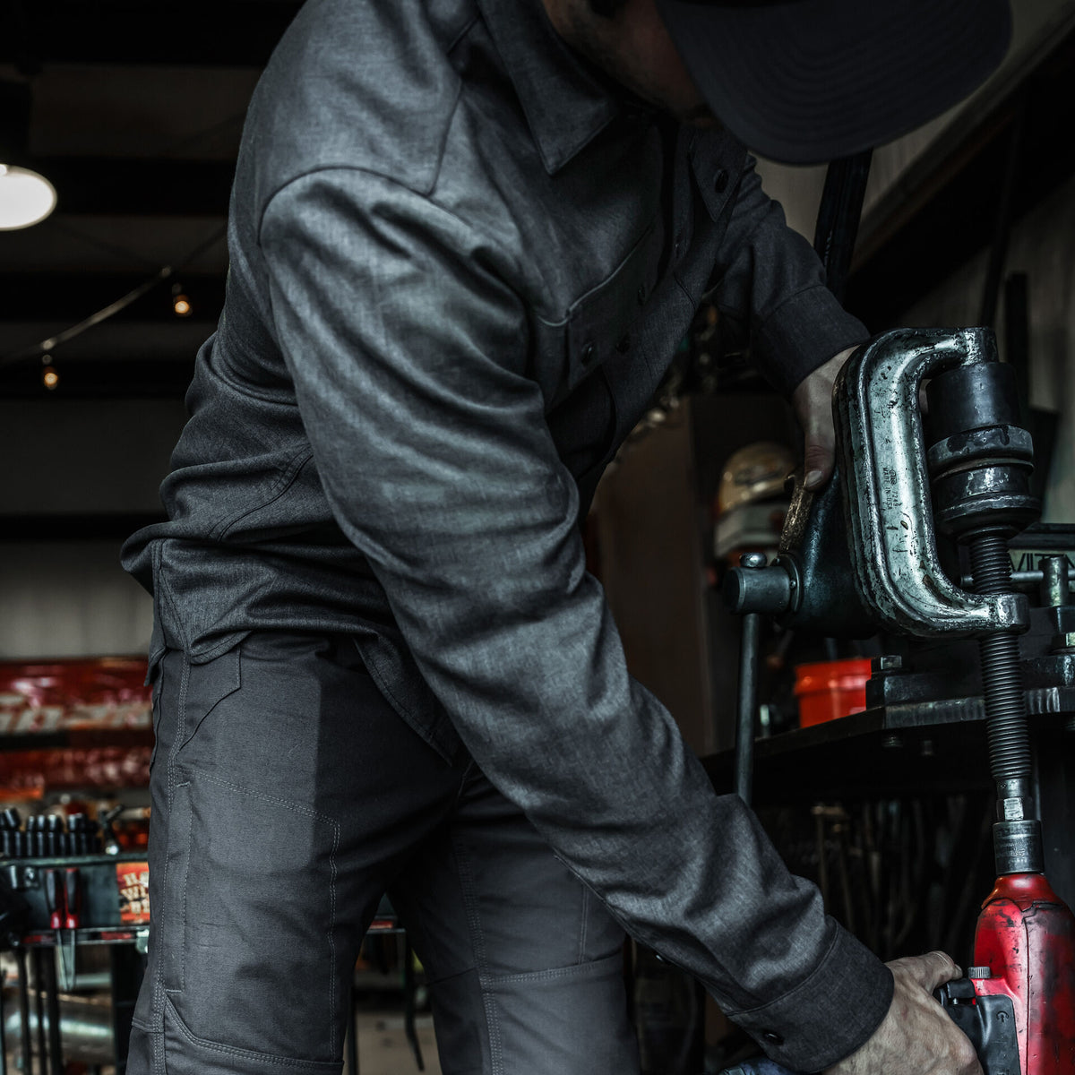 Chemise Thermique Triple Aught Design Laine Mérinos Taille L - Occasion, Fabriquée Aux USA, Couleur Crème