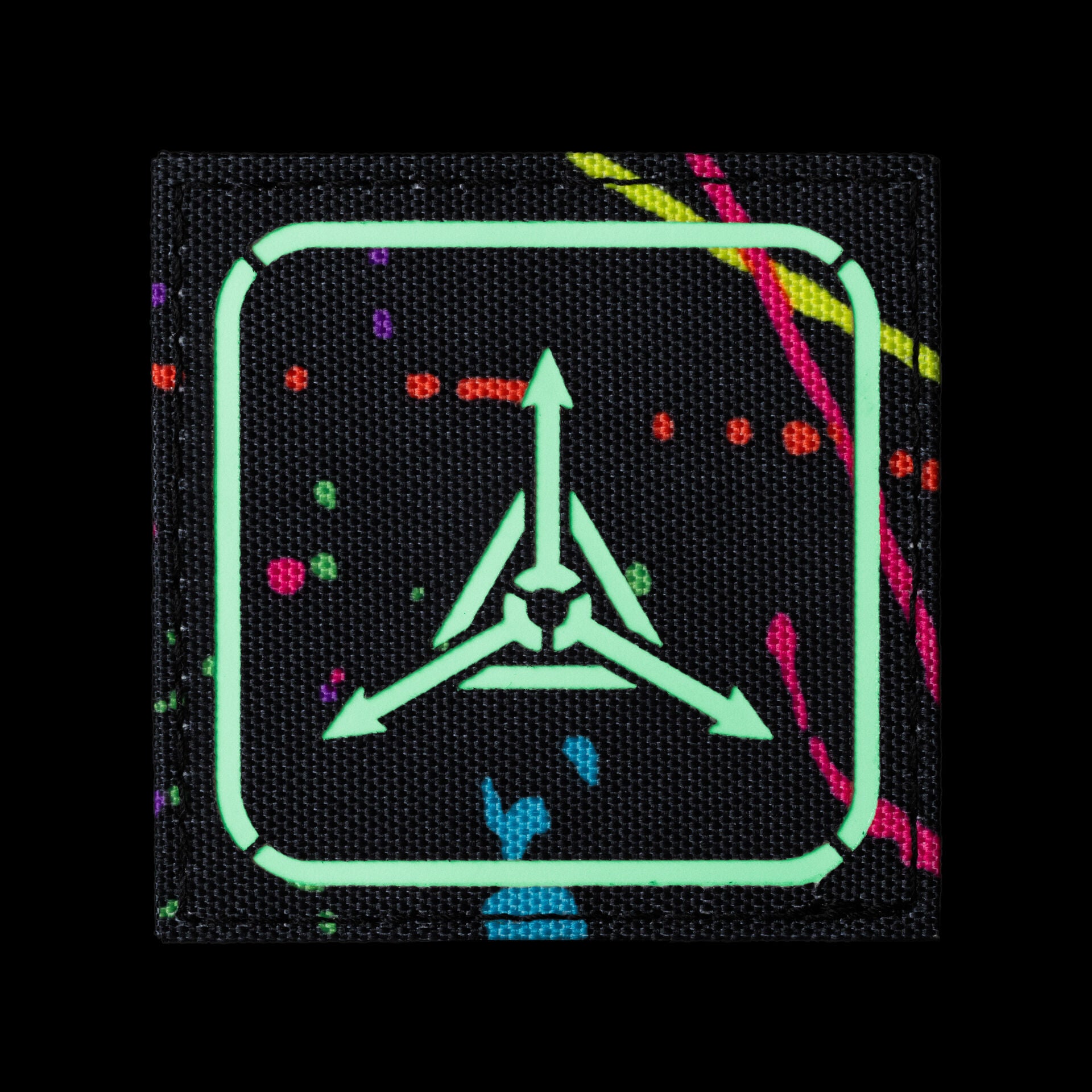TAD Stencil Logo GITD Patch | Triple Aught Design