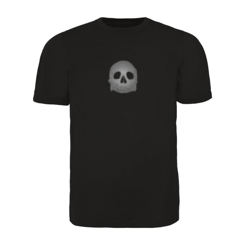 Halftone Skull T Shirt 2023