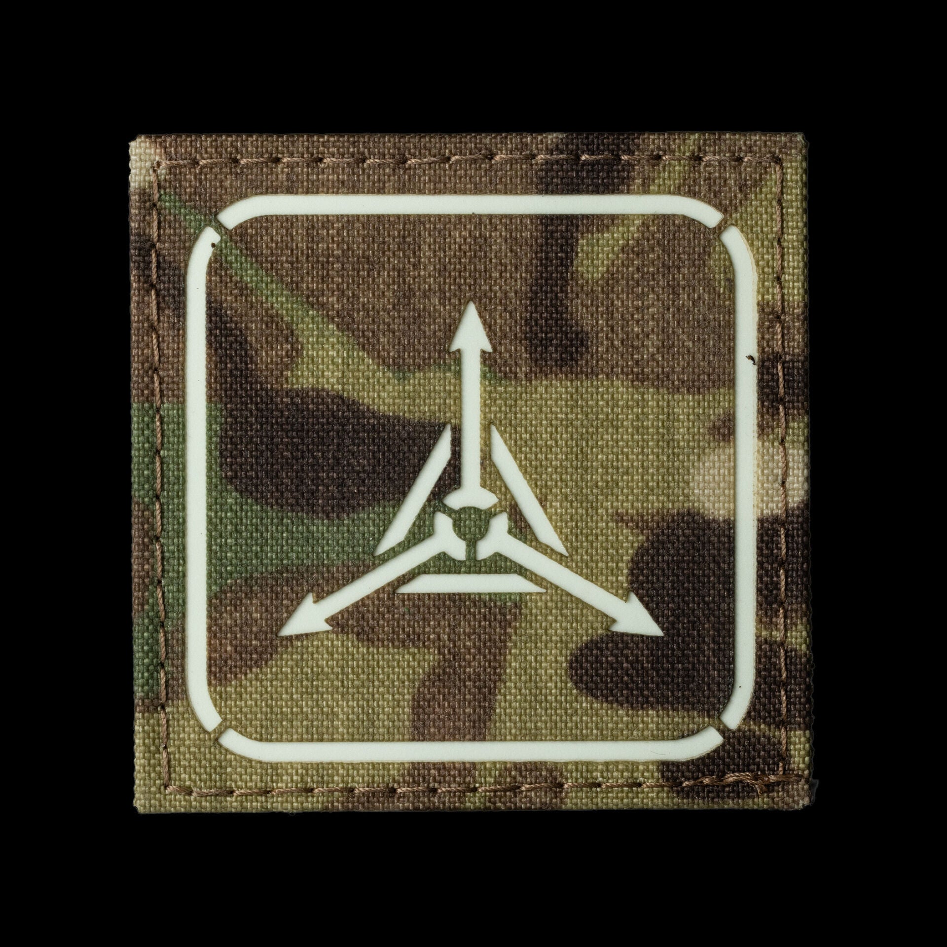 TAD Stencil Logo GITD Patch | Triple Aught Design