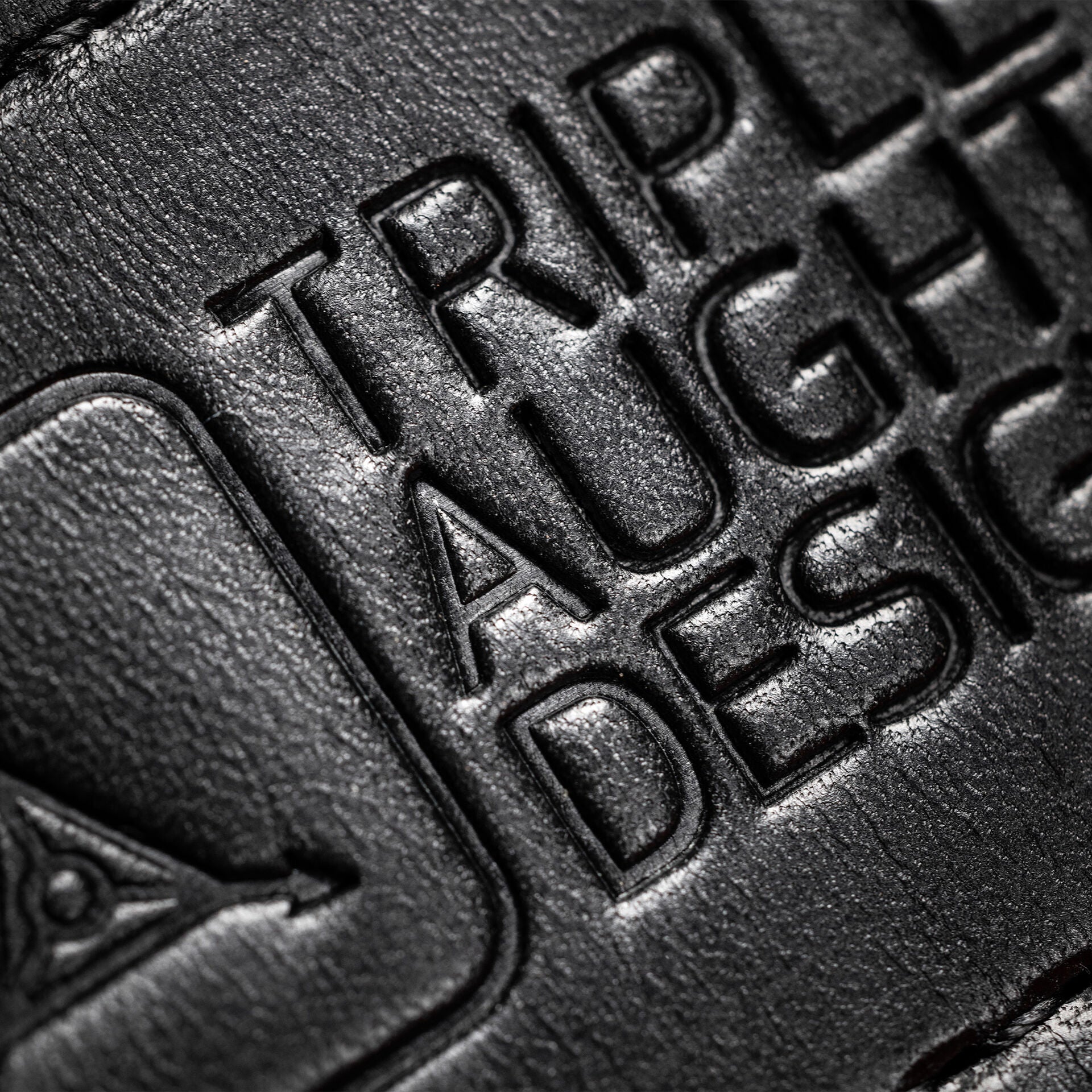 TAD Logo Black Leather Patch