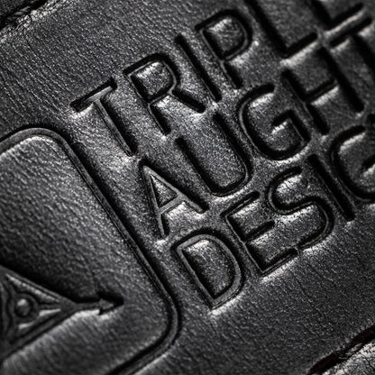 TAD Logo Black Leather Patch