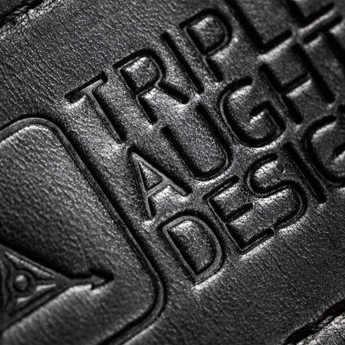 TAD Logo Black Leather Patch