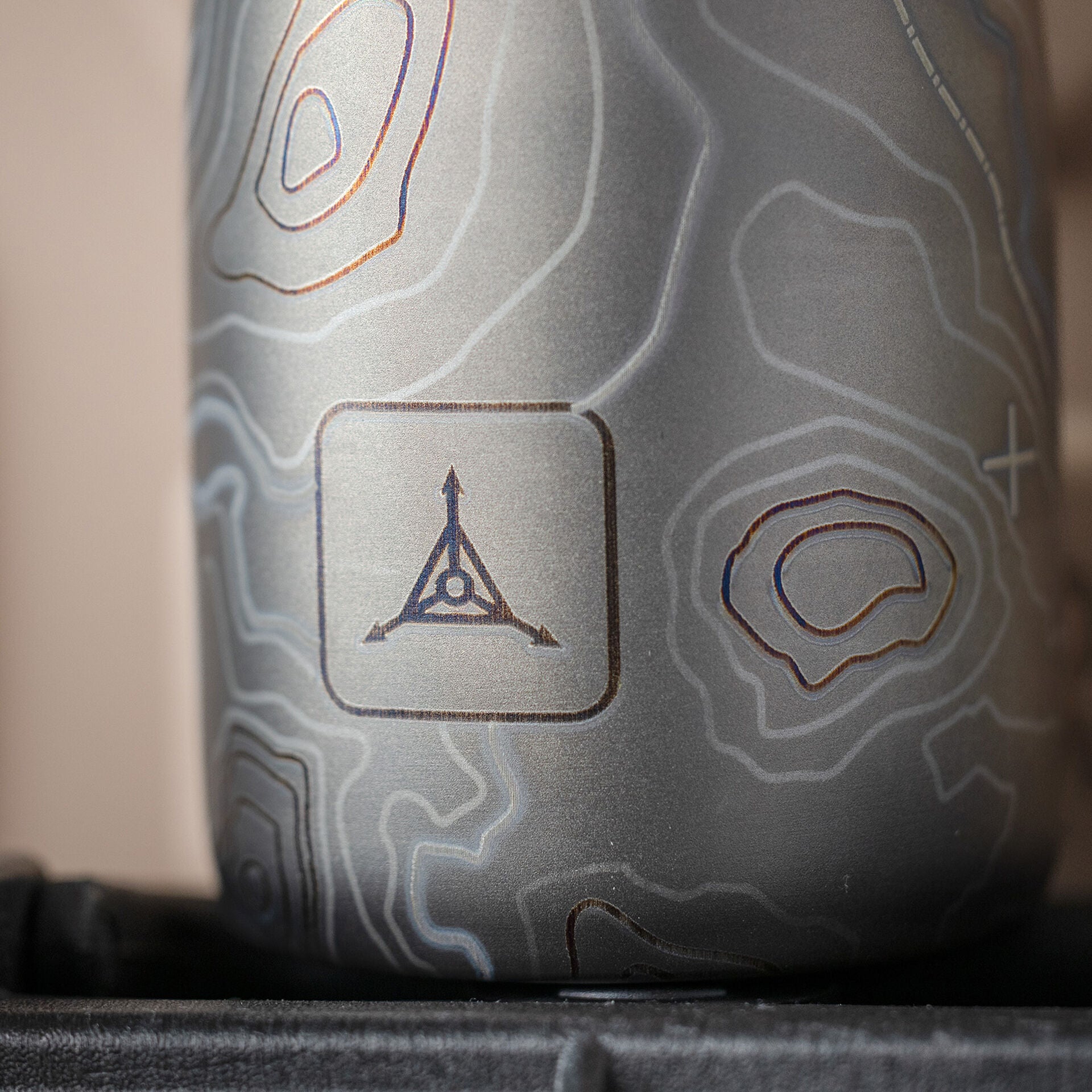 Snow Peak Titanium Sake Bottle TAD Edition