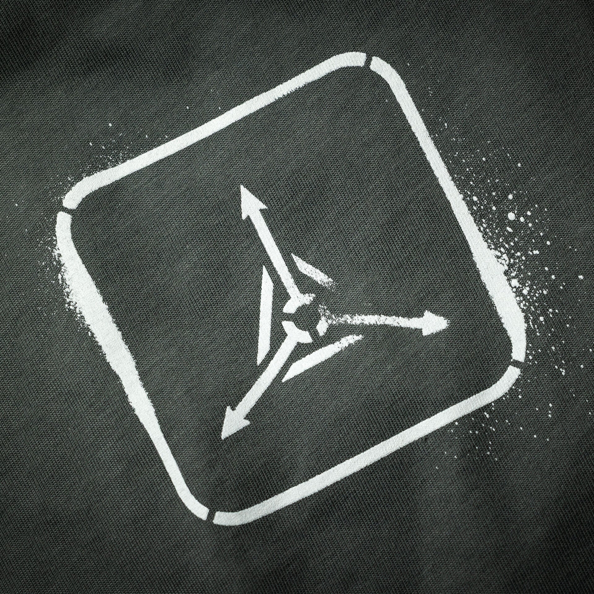 TAD Logo Spray Paint Graphic-T