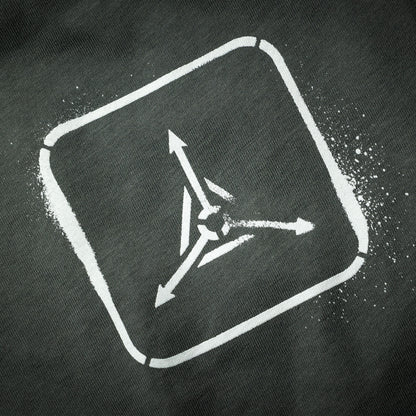 TAD Logo Spray Paint Graphic-T