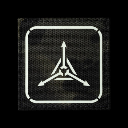 TAD Stencil Logo GITD Patch
