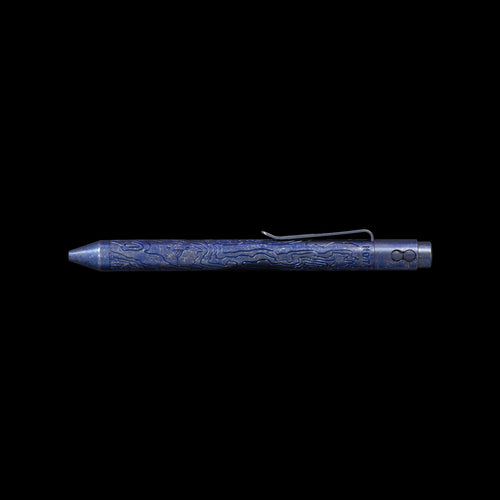 TiButton Pen RH DL Topo Anodized TAD Edition