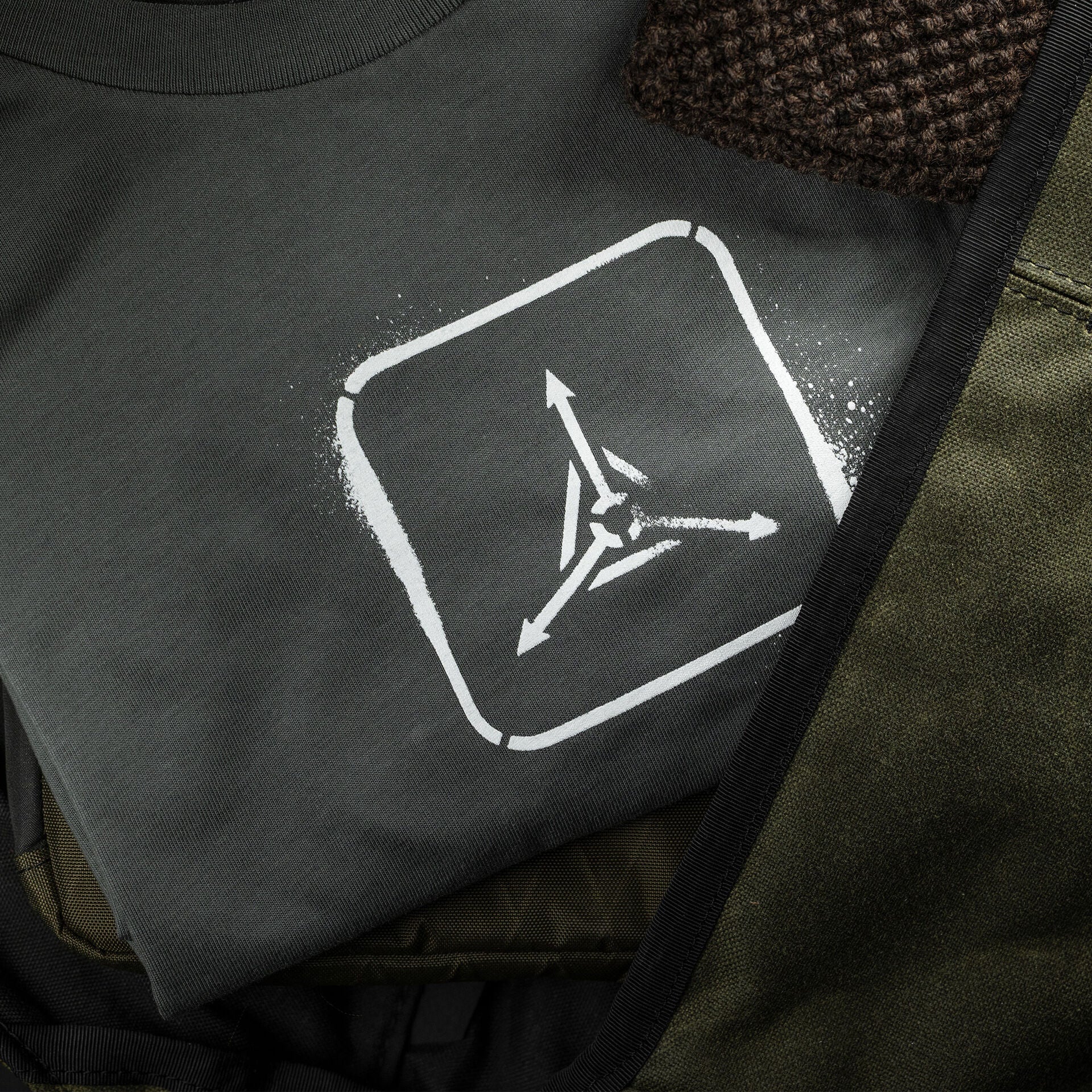 TAD Logo Spray Paint Graphic-T