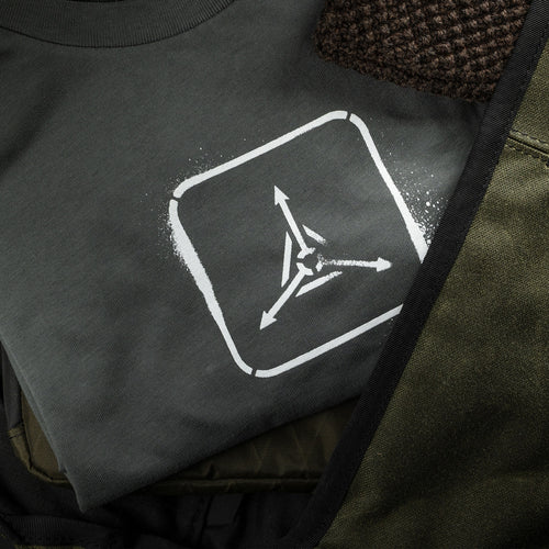 TAD Logo Spray Paint Graphic-T