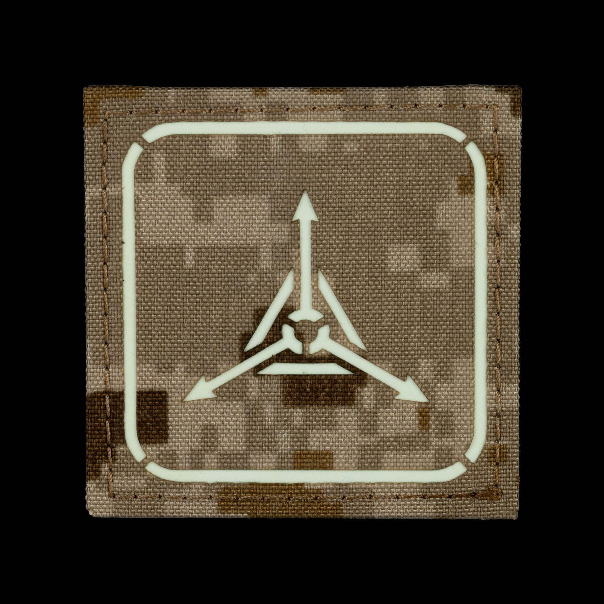 TAD Stencil Logo GITD Patch