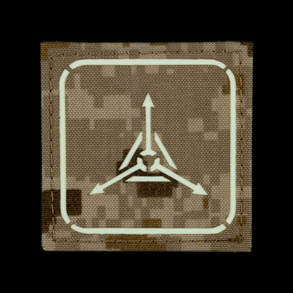 TAD Stencil Logo GITD Patch