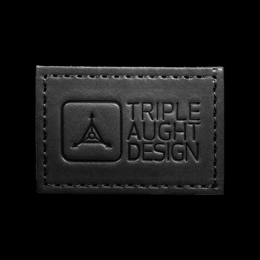 TAD Logo Black Leather Patch