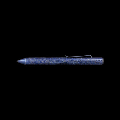 TiButton Pen RH DL Topo Anodized TAD Edition