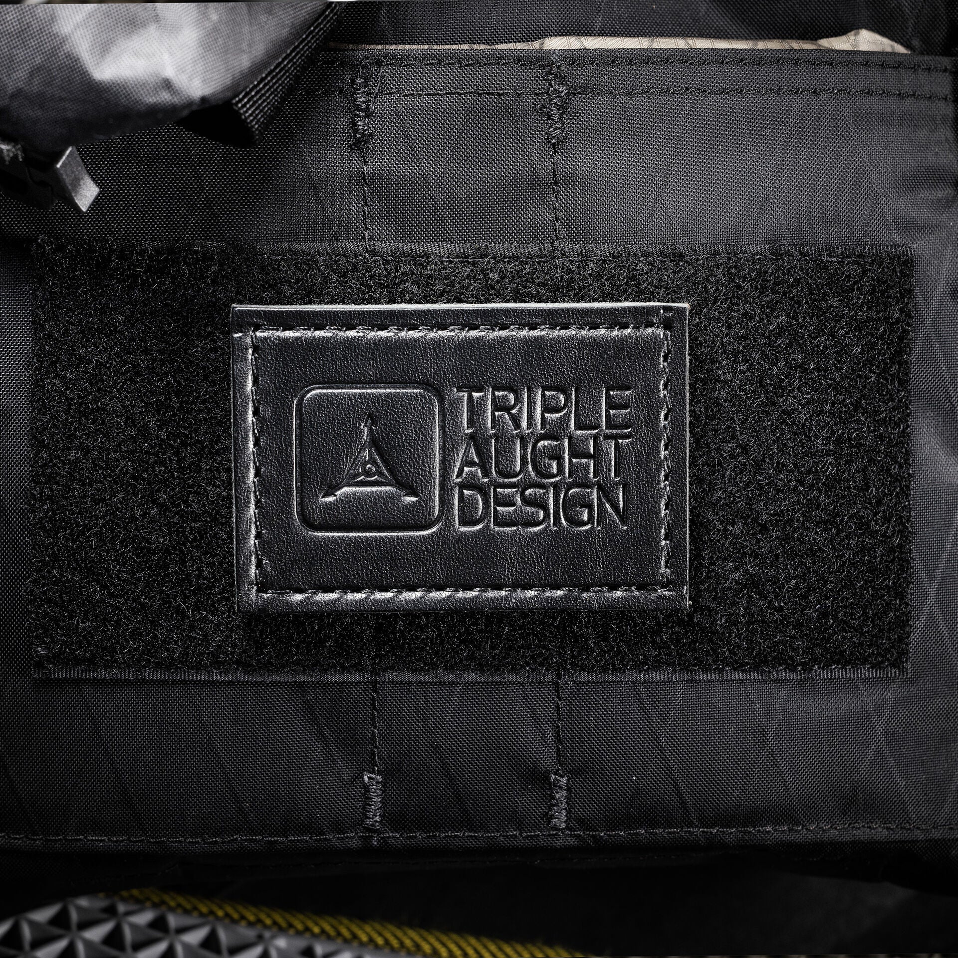 TAD Logo Black Leather Patch