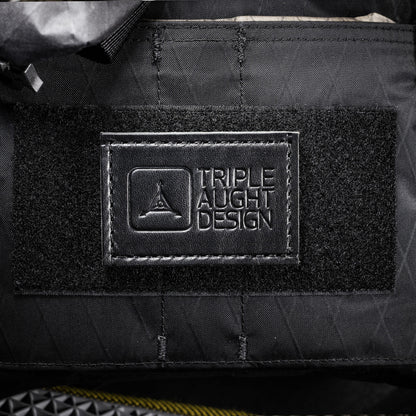 TAD Logo Black Leather Patch