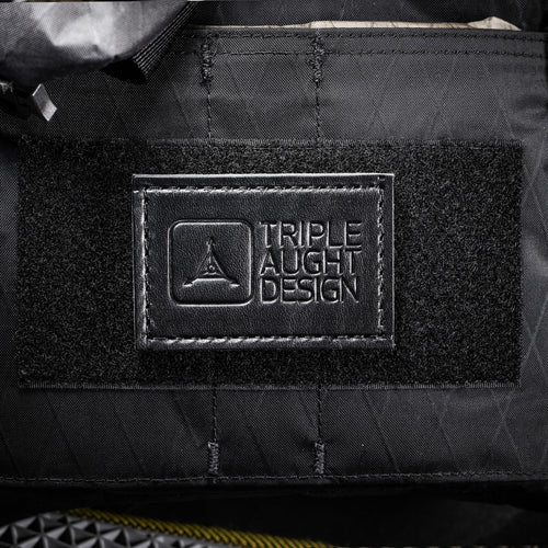 TAD Logo Black Leather Patch