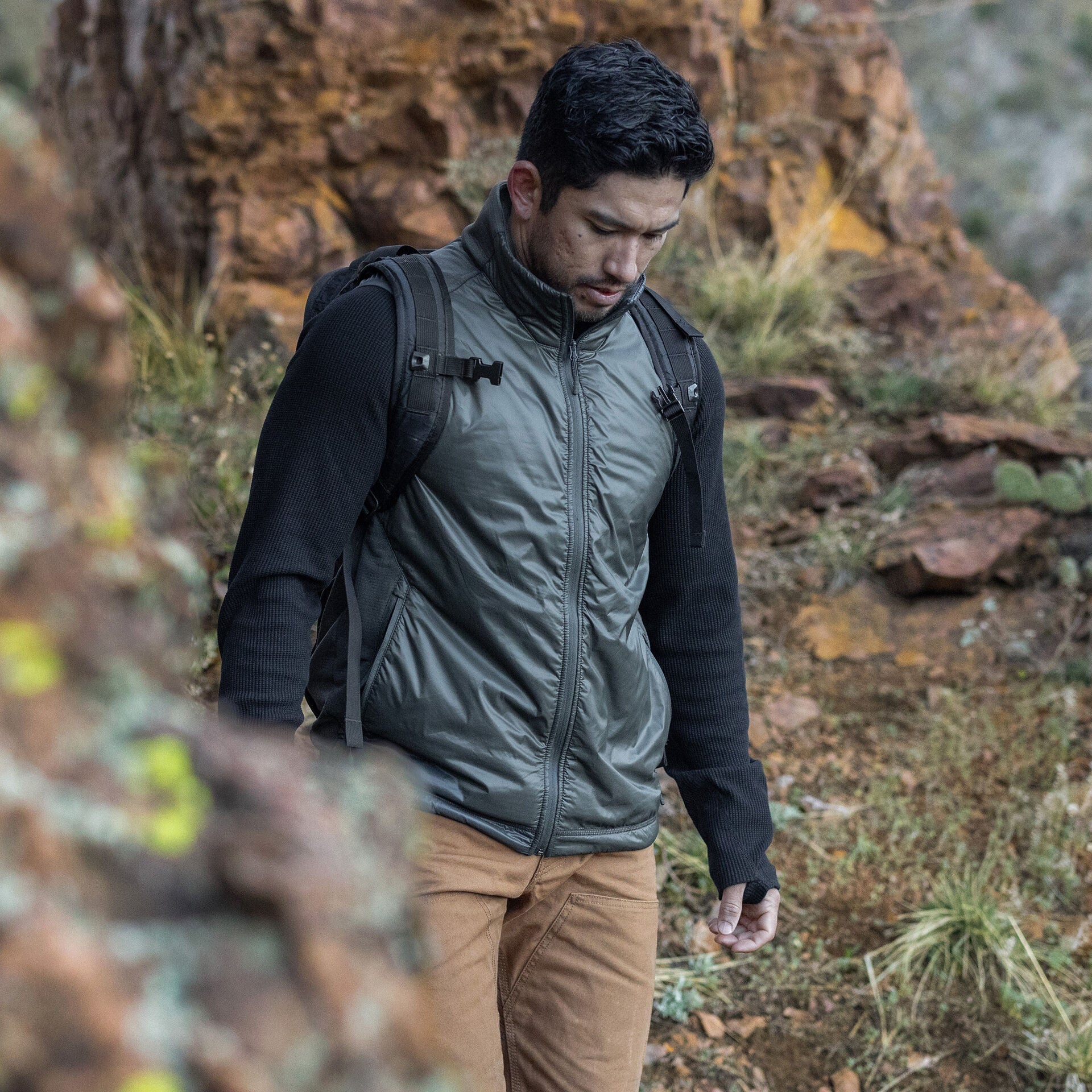 トップス FCRB POLARTEC POWER STRETCH HYBRID VEST Hybrid Vest | Triple Aught Design