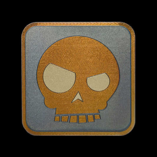 Ti Patch 2" Mean Skull