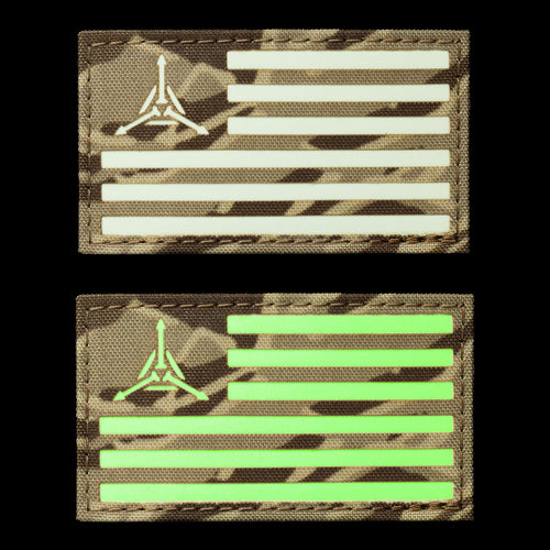 TAD Flag GITD Velcro Patch