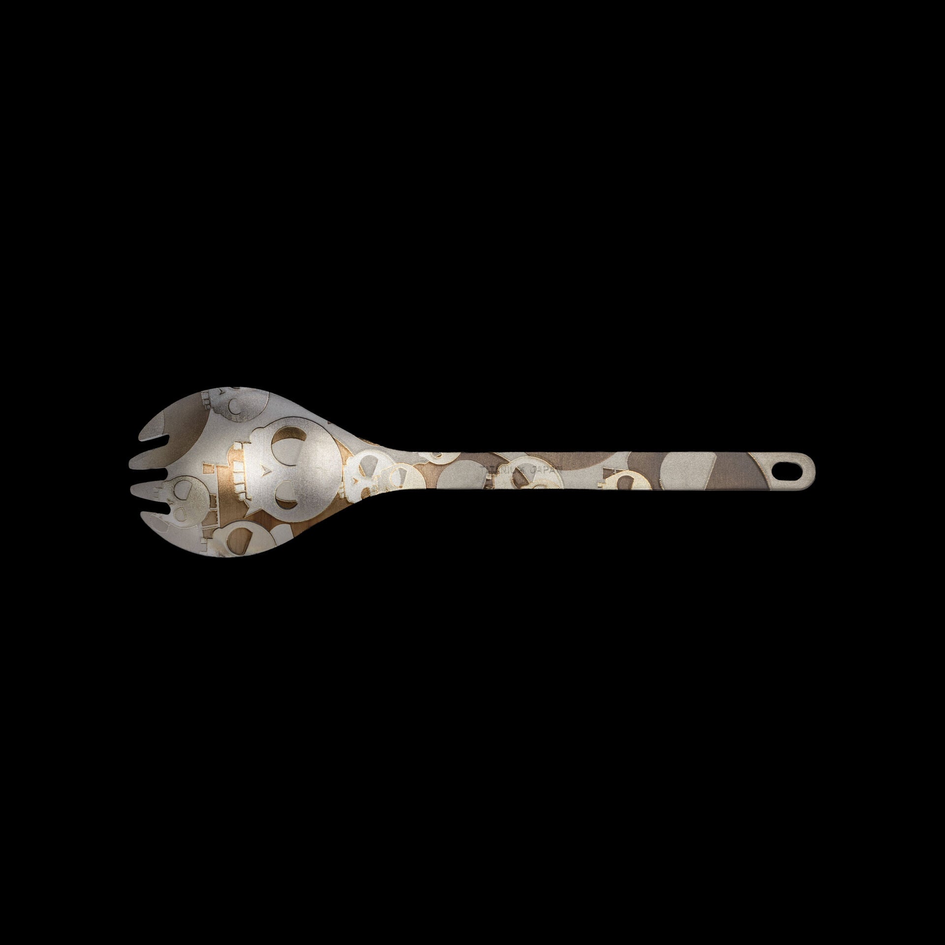 Snow Peak Titanium Spork Mean Skull | Triple Aught Design