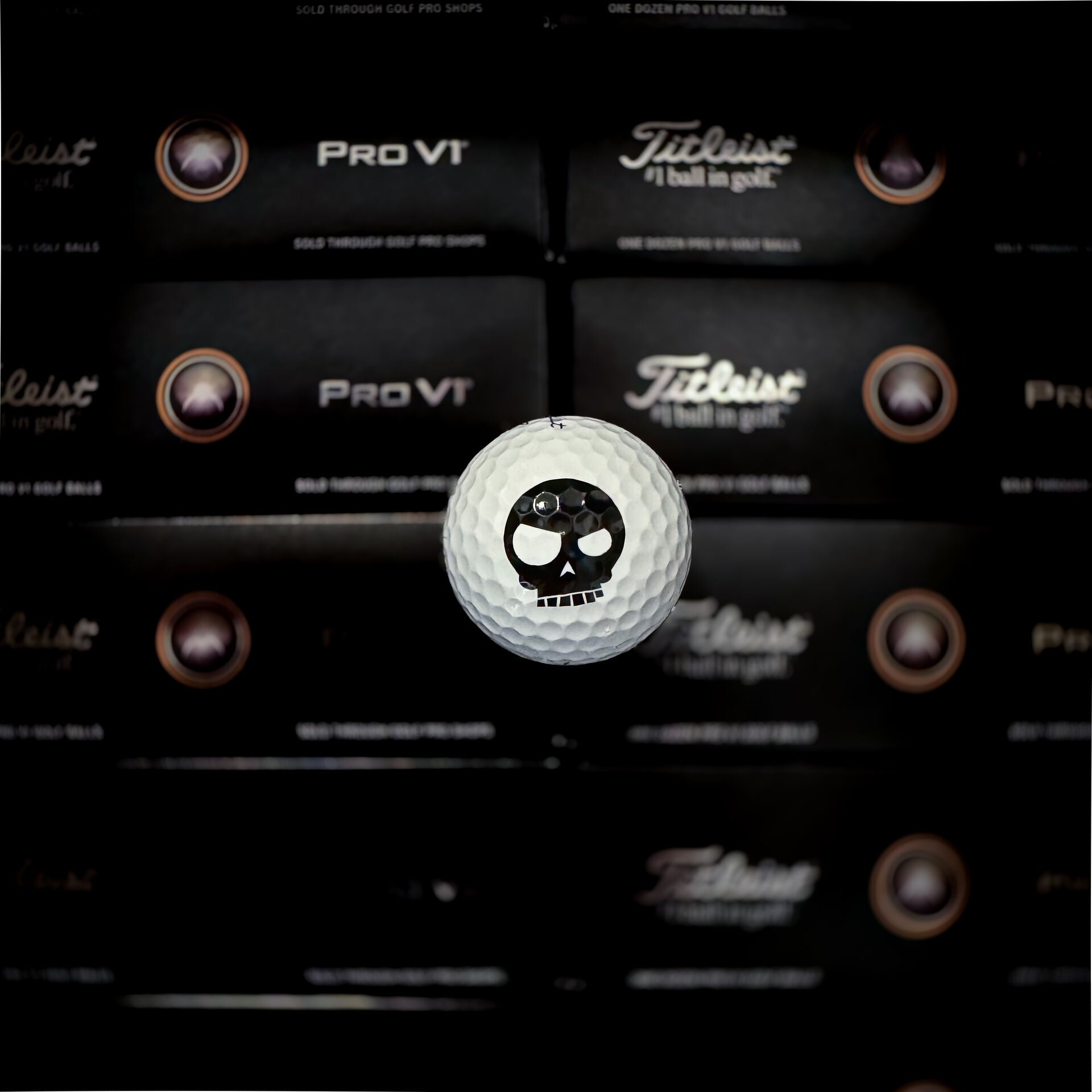 TAD Mean Skull Golf Balls