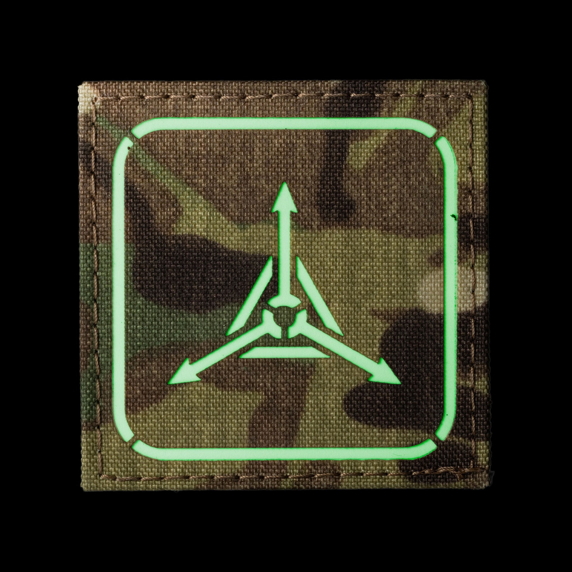 TAD Stencil Logo GITD Patch