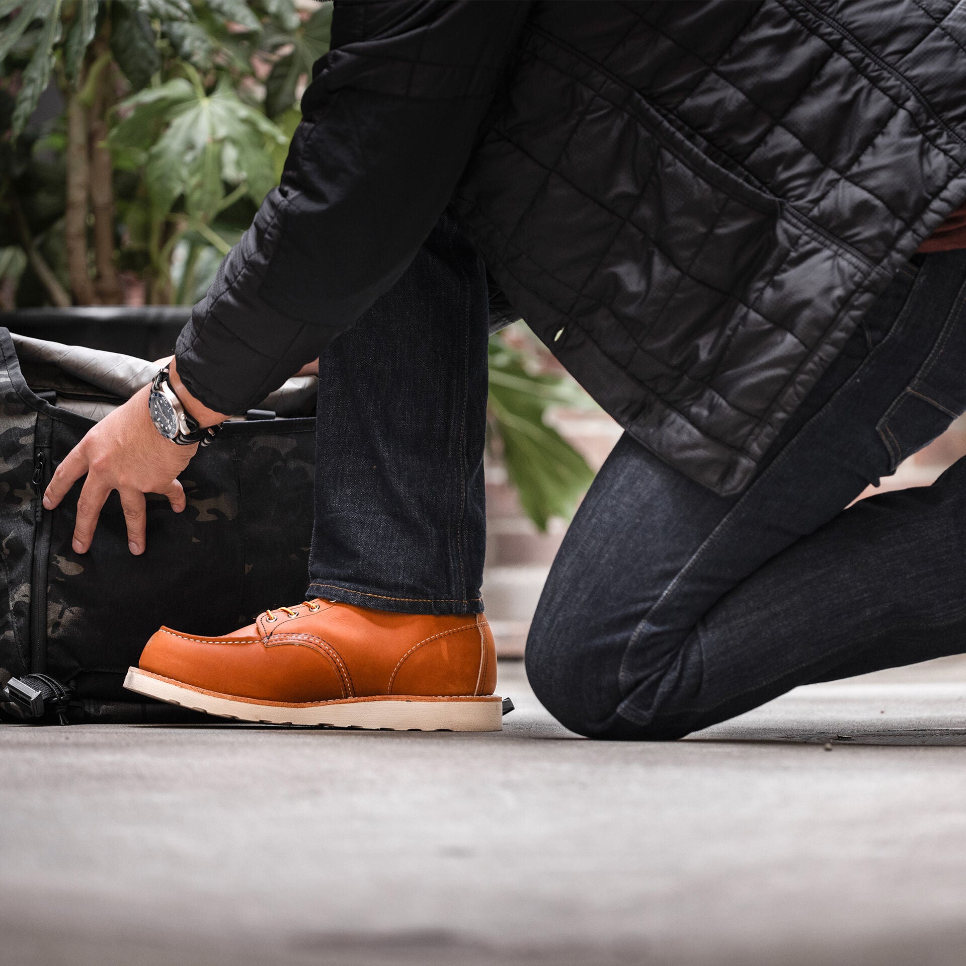 ムハマド【10/E】875 RED WINGレッドウィング★ハーレー Red Wing Classic Moc Boot 875 | Triple Aught Design