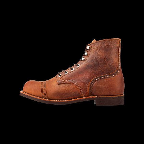 red wing dress boots Red Wing Iron Ranger Boot Copper 8085 Copper Rough / Tough / 8.5 US