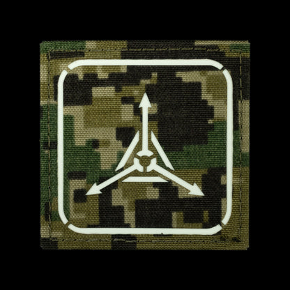 TAD Stencil Logo GITD Patch
