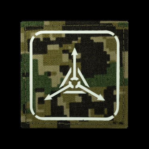 TAD Stencil Logo GITD Patch