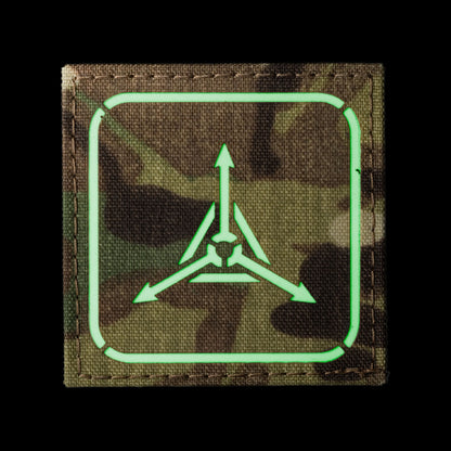 TAD Stencil Logo GITD Patch