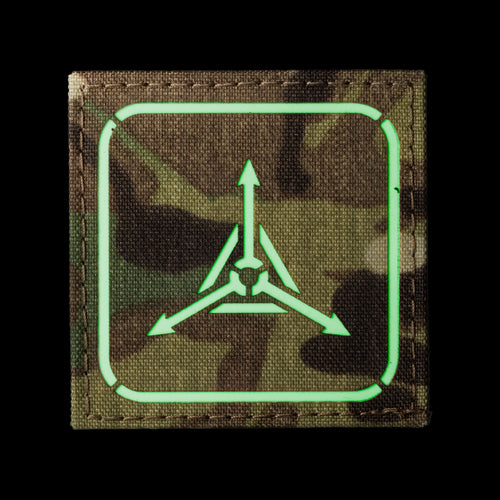 TAD Stencil Logo GITD Patch