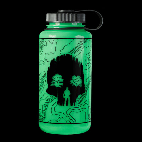 Nalgene 32oz GITD Skull Cave TAD Edition
