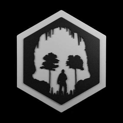 Skull Cave Trailer Hitch Cover