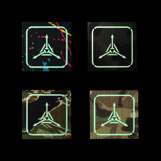 TAD Stencil Logo GITD Patch