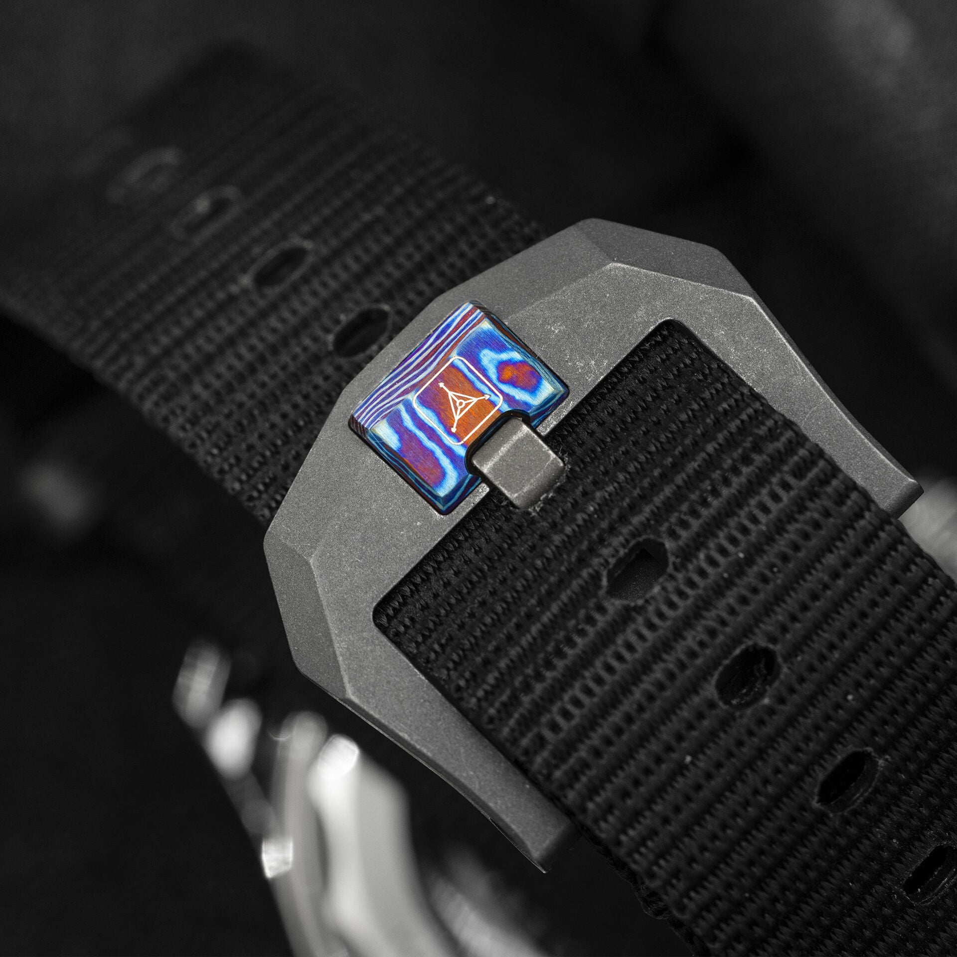 Quantum Watch Strap Timascus Inlay | Triple Aught Design
