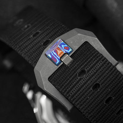 Quantum Watch Strap Timascus Inlay