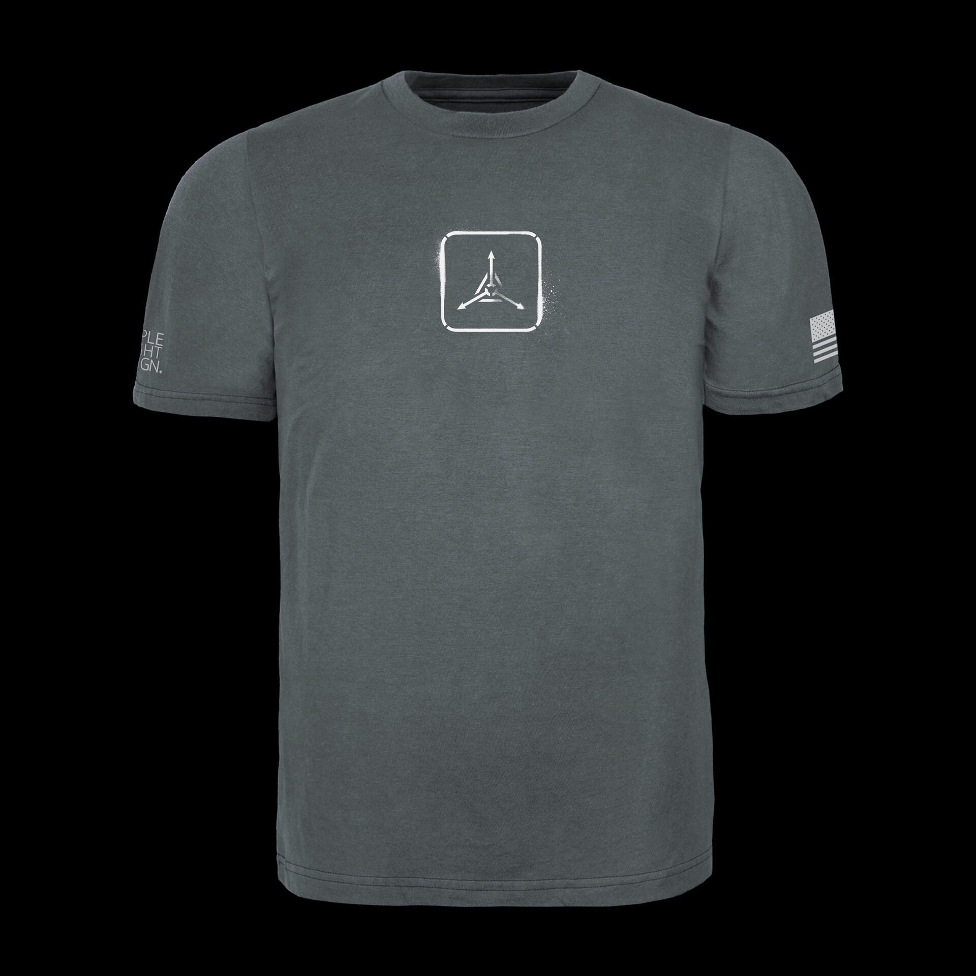 TAD Logo Spray Paint Graphic-T