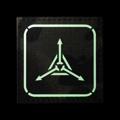 TAD Stencil Logo GITD Patch