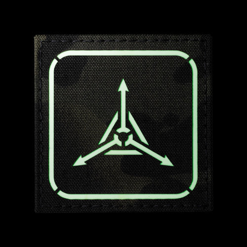 TAD Stencil Logo GITD Patch