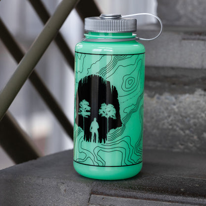 Nalgene 32oz GITD Skull Cave TAD Edition