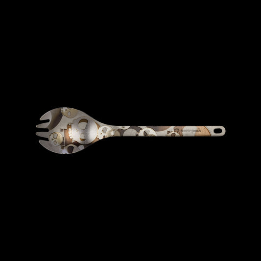 Snow Peak Titanium Spork Mean Skull