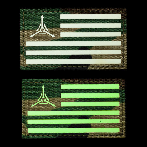 TAD Flag GITD Velcro Patch