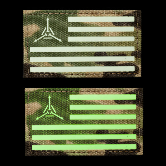 TAD Flag GITD Velcro Patch