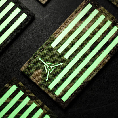 TAD Flag GITD Velcro Patch